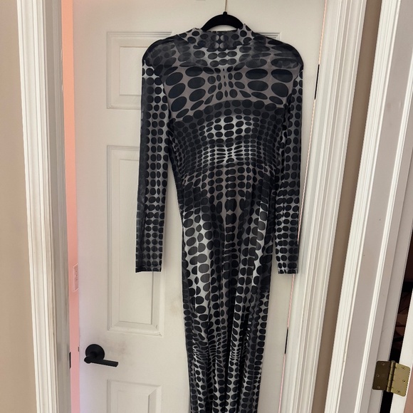 AKIRA Mesh Dotty Dress NWT - Picture 3 of 3